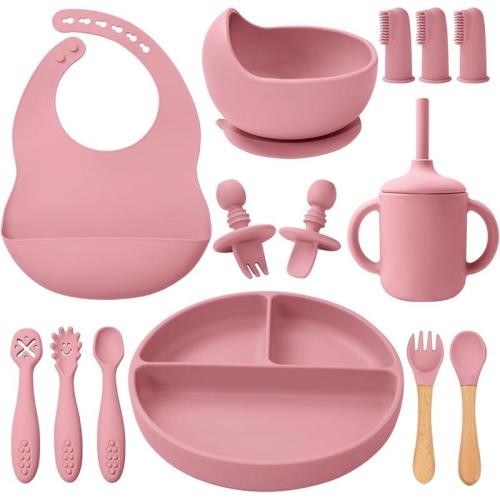 Silicone Baby Feeding Set ,Baby Led Weaning Supplies, Baby Spoons - TikTok Shop