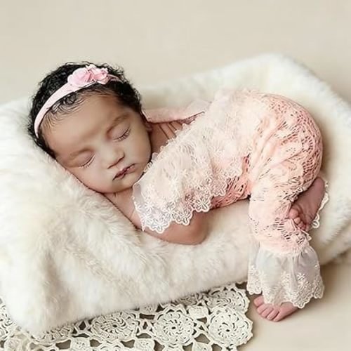 Lace Newborn Photography Outfits Girls Newborn Girl Photoshoot Outfits Baby Photoshoot Props Lace Romper Baby Girl Photography Infant Photo Shoot Set