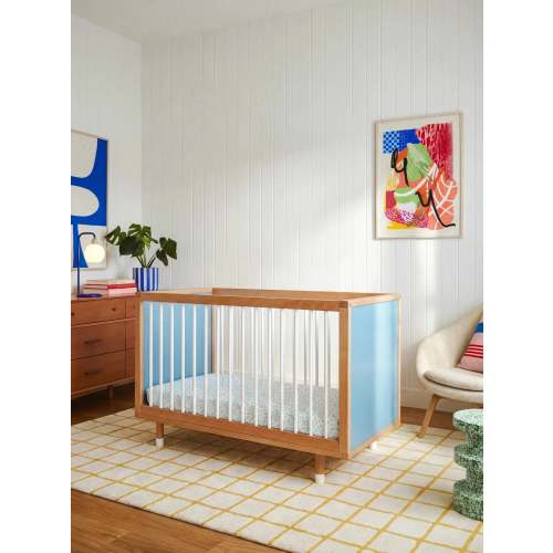 Bold Baby Cot - Blue and Deep Blue