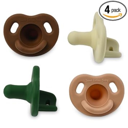 Pacifier – Soft Silicone – 0-36 Months – BPA Free – Natural Latch – Lightweight, Dishwasher Safe – for Newborns, Infants, Toddlers