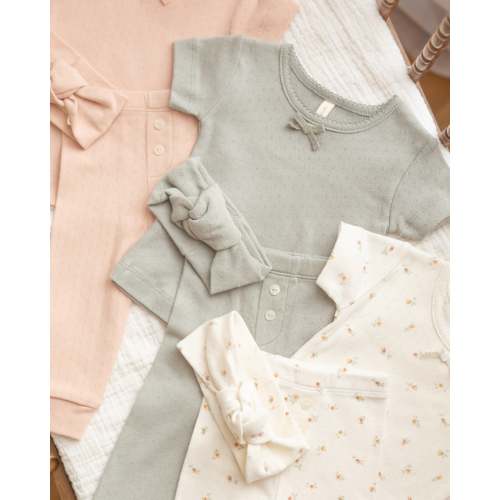 Pointelle Tee + Legging Petit Fleur