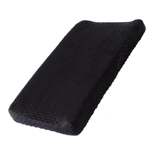 Changing Pad Cover, Soft Changing Table Sheets for Baby Boy and Girl, Diaper Changing Table Cover Fit 32"/34'' x 16" Pad (Black)