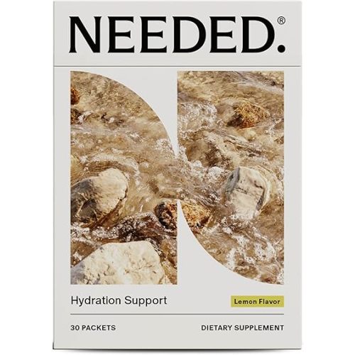 Needed. Hydration Support with Electrolytes & Trace Minerals – Electrolytes for Pregnancy & During Lactation - 30 Hydration Packets Lightly Sweetened with Real Fruit, Lime