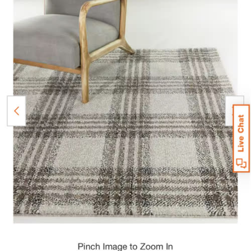 Monte Brown 8 ft. x 10 ft. Plaid Area Rug