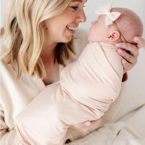 Rosie Ribbed Swaddle Blanket