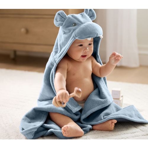 Hippo Baby Hooded Towel
