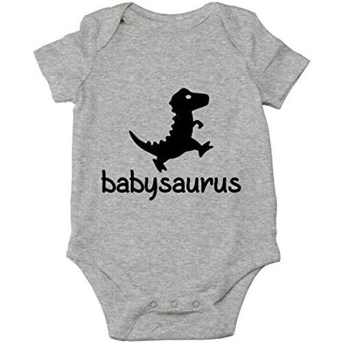 Crazy Bros Tees Babysaurus Baby Bodysuit - Adorable Infant Boy Girl Romper Clothing Newborn Unisex Clothes