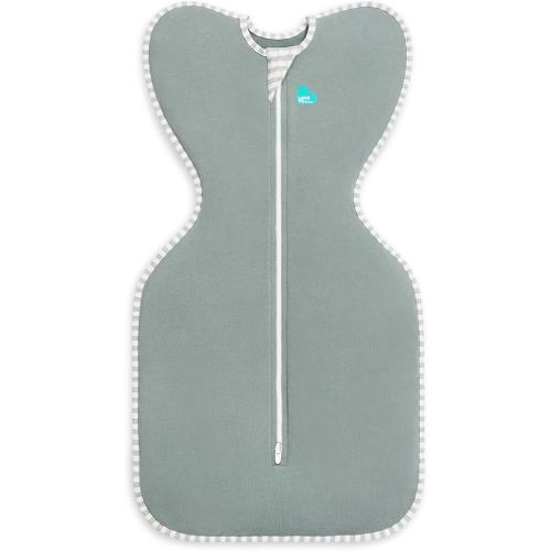 Love to Dream Swaddle UP, Baby Sleep Sack, Self-Soothing Swaddles for Newborns, Improves Sleep, Snug Fit Helps Calm Startle Reflex, New Born Essentials for Baby, 1.0 TOG, 5-8.5 lbs, Deep Olive