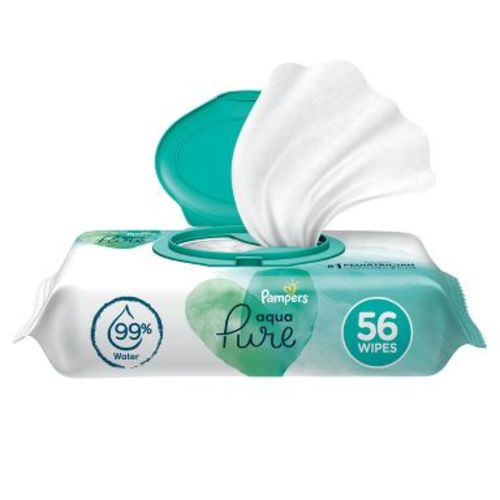 Pampers Aqua Pure Baby Wipes - 56ct