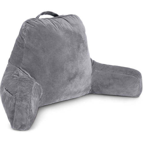 Standard+ Husband Pillow Adult Bed Back Rest Pillow w/ Arms in Sage Green