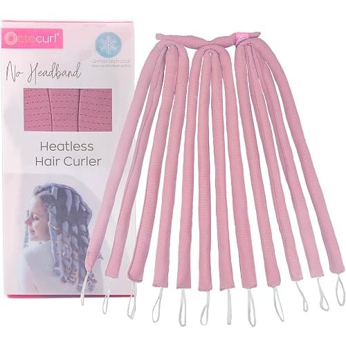 Octocurl No Headband Heatless Curling System for 360° Heat-Free Curls