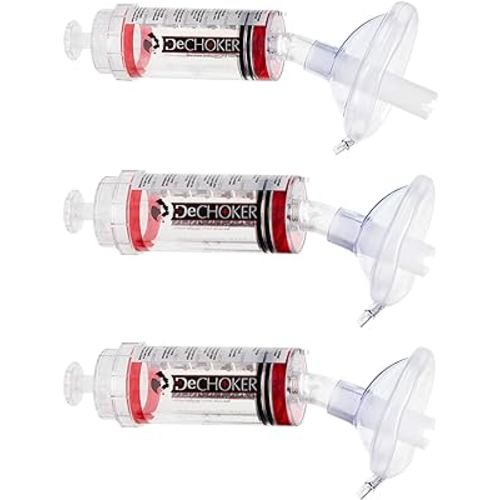 DeCHOKER Anti-Choking Device for Toddlers (Ages 1-3 Years) and Children (Ages 3-12 Years), Pack of 3