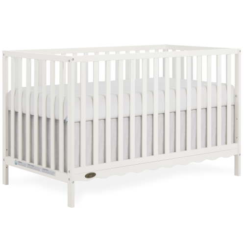 Dream On Me Synergy Wave 5-in-1 Convertible Crib, Cannoli Cream