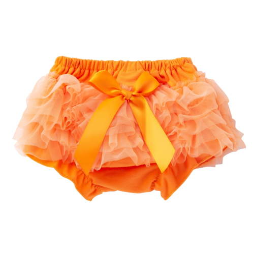 Hiijoy Girls Mesh Bloomers Cute Bow Tutu Skirt Cotton Pull-On Shorts for Baby, Sizes 0-3M