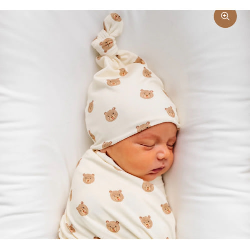 Teddy Top Knot Hat