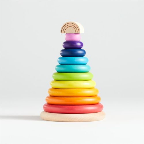 Large Wooden Baby Stacking Rings