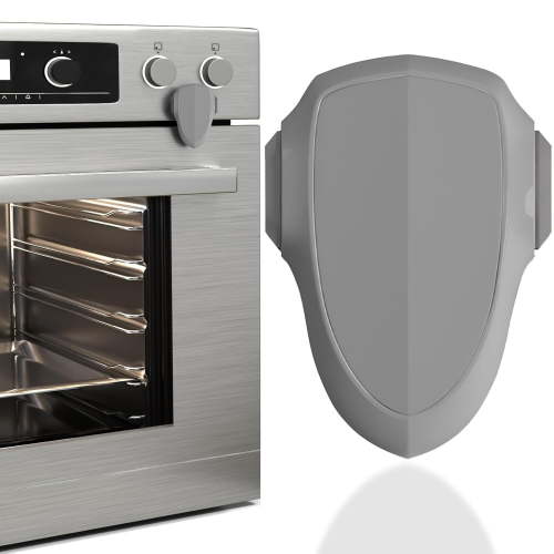 Baby Proof Me Oven Lock – 1-Pack, Heat-Resistant & Durable Child Safety Oven Door Lock, Easy to Install Baby Proofing Lock for Toddlers (Grey)