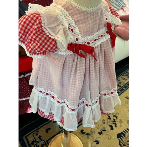 70s Gingham Dress - 2/3T