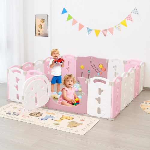 Folded Portable Playpen