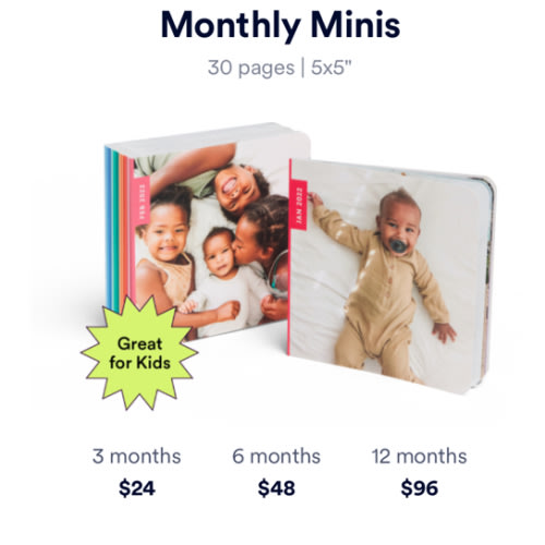 Monthly Photo Books | 12 Month Subscription