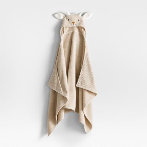 Goat Stone Tan Organic Cotton Hooded Kids Towel