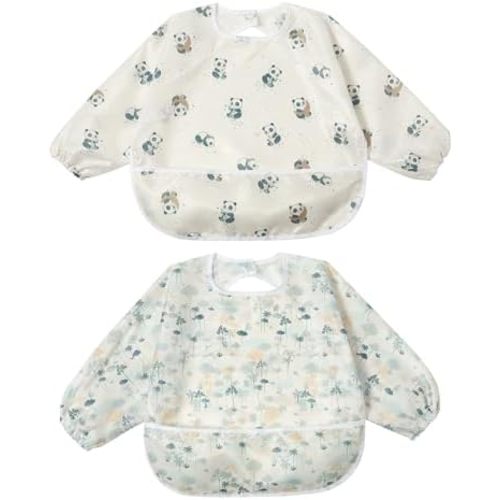 Long Sleeve Bib for Baby Infant Toddler 6-36 Months