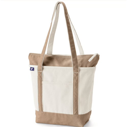 Medium 5 Pocket Canvas Tote Bag | Lands' End