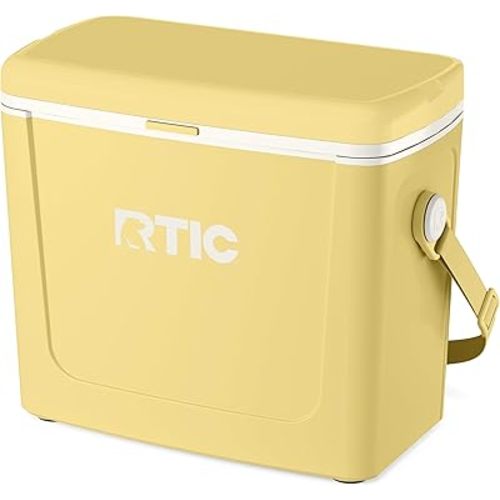 RTIC 16 Qt Road Trip Cooler, Hard Insulated Portable with Strap and Handle for Outdoor, Beach, Picnic, Camping, Sports, Travel