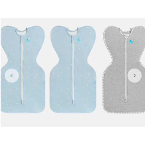 Swaddle Up Starter Bundle | 1.0 TOG | Blue Twinkle 2 | Gray