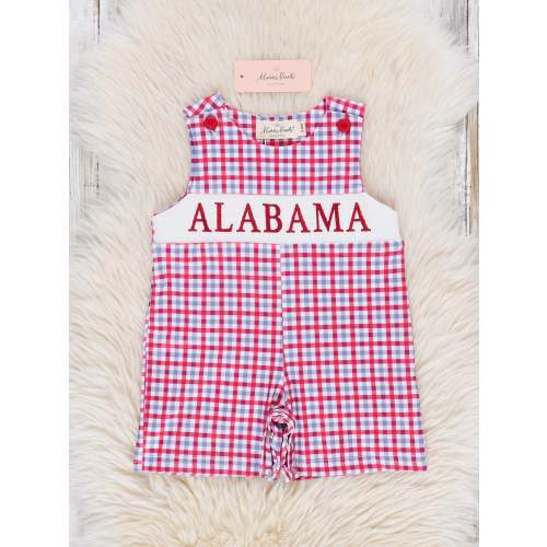 Alabama Smocked Gingham Johnny