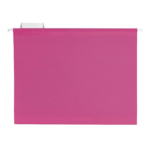 Pendaflex® Premium Reinforced Color Hanging File Folders, Letter Size, Pink, Pack Of 25 Folders