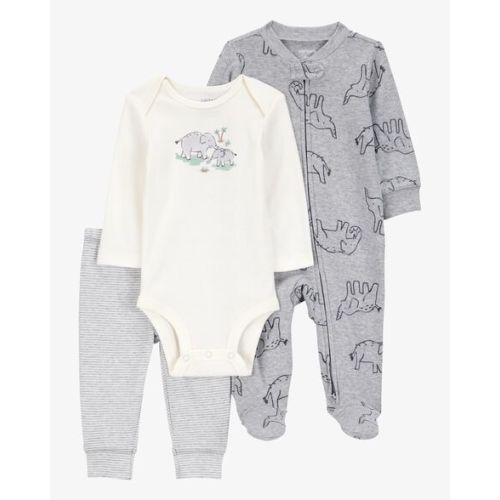 Baby 3-Piece Elephant Multi-Piece Set - Grey | Carter's