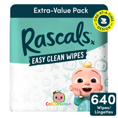 Rascals Easy Clean Baby Wipes, 640 Count - Walmart.ca