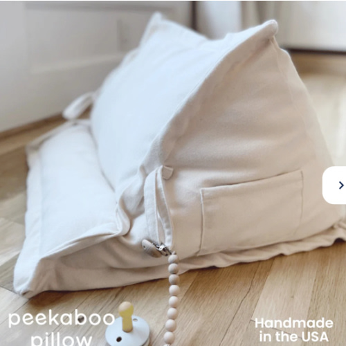 Peekaboo Pillow™ Official Site - Organic Infant Lap Pillow