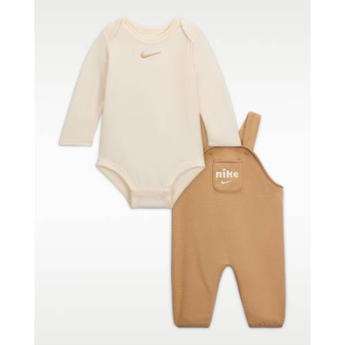 Nike Baby Plush Fleece Overalls 2-Piece Set. Nike.com