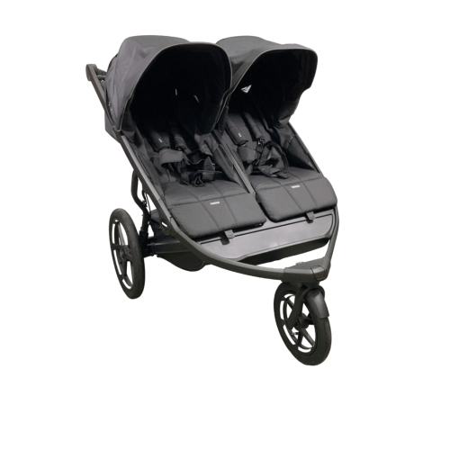 Thule Urban Glide 3 Double Stroller, Black, 2024, Click In Buckle