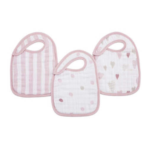 Heart Breaker Classic Snap Bib 3pk | aden + anais