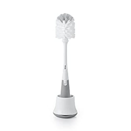 Amazon.com: OXO Tot Bottle Brush with Nipple Cleaner and Stand - Gray : Baby