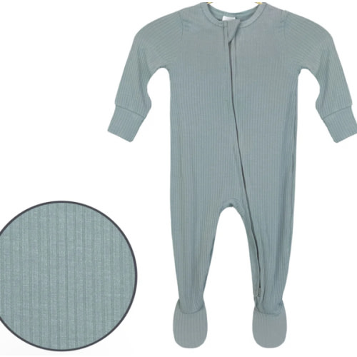 Ford Ribbed Zipper Footies