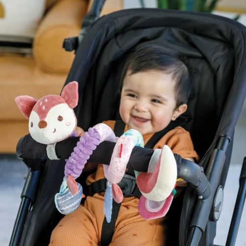 Infantino Go Gaga! Spiral Activity Baby Learning Toy - Deer: Memory and Fine Motor Skills Development
