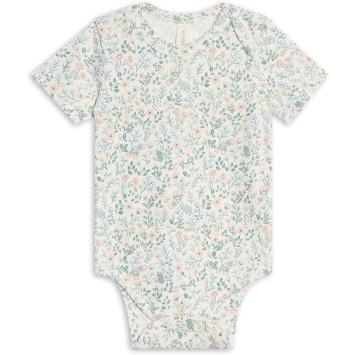Colored Organics Unisex Organic Cotton Bodysuit - Short Sleeve Infant One Piece - Baby Boy and Girl Clothing