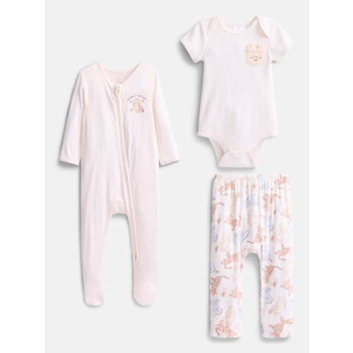 Disney Winnie the Pooh Infant Sleep and Play Set, 3-Piece, Sizes Newborn-6/9M