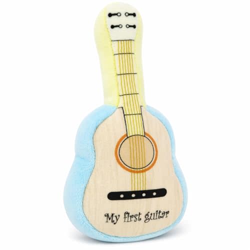 June Garden 7" My First Guitar - Musical Soft Plush Toy - Gift for Infants and Toddlers