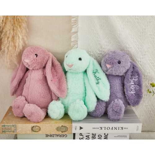 Personalized Embroidered Bunny Rabbit, Personalised Bunny Rabbit Toy,Custom Monogrammed Bunny Rabbit,Personalized Bunny,Bunny Soft Plush Toy