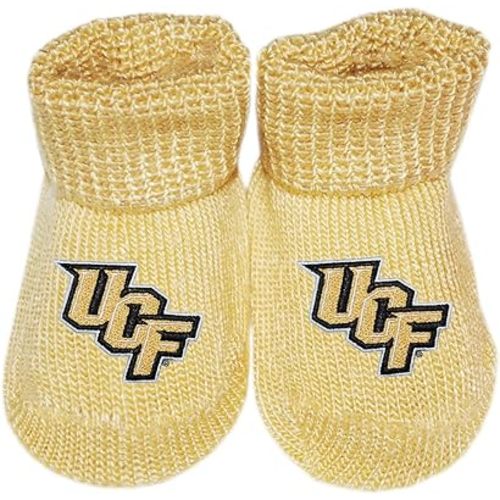 Creative Knitwear University of Central Florida UCF Knights Newborn Baby Bootie Sock