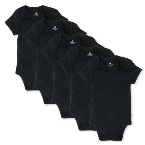 5-Pack Organic Cotton Short Sleeve Bodysuits | Honest Baby Clothing