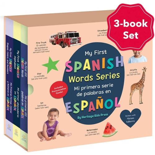 My First Spanish Words Series by Heritage Kids Press