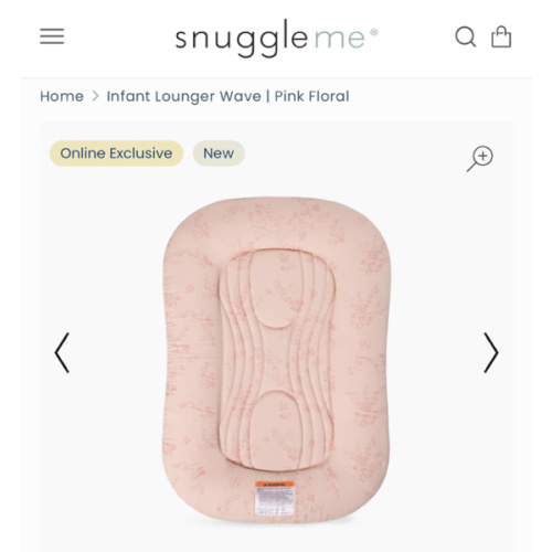 Infant Lounger Wave | Pink Floral