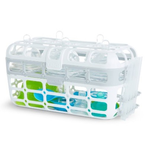 Munchkin Deluxe Dishwasher Basket - Gray