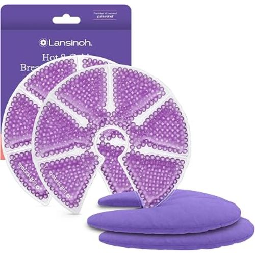 Lansinoh Breast Therapy Packs with Soft Covers, 2 Pack